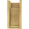 Ekena Millwork 7"W x 7"D x 14"H Wide Van Buren Rough Cedar Woodgrain TimberThane Corbel, Primed Tan CORUR07X07X14VANRCPR - alternate 3